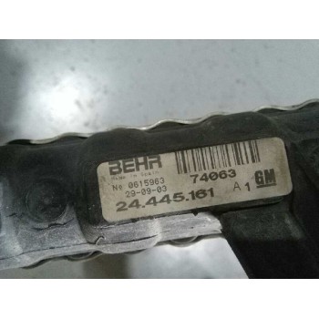 Recambio de radiador agua para opel corsa c blue line referencia OEM IAM   54X38