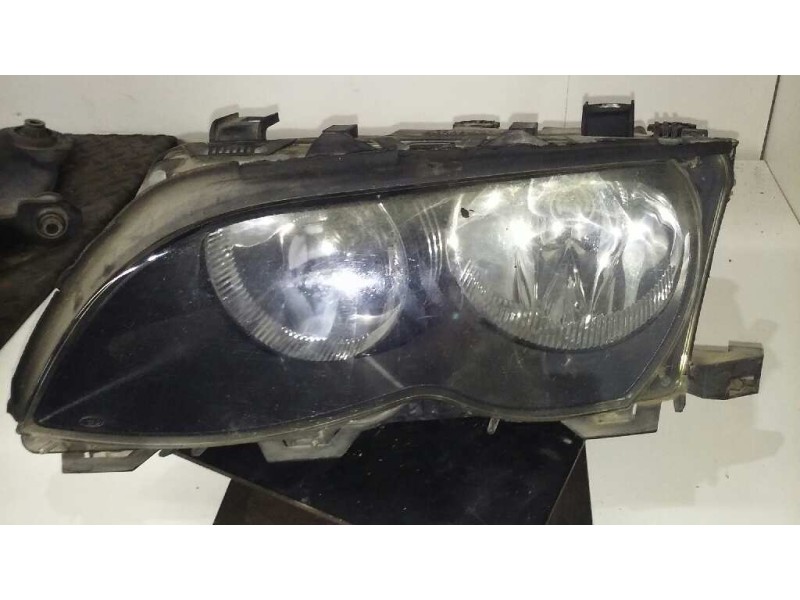 Recambio de faro izquierdo para bmw serie 3 berlina (e46) 320d referencia OEM IAM 63126910955 TOCADO LENTE ALGO QUEMADA