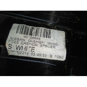 Recambio de aleron trasero para nissan qashqai (j11) acenta referencia OEM IAM  BLANCO CON LUZ FRENO