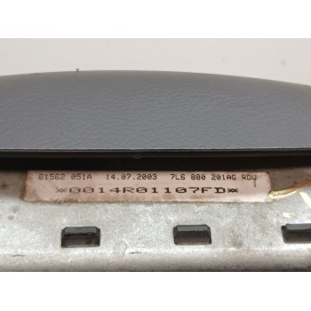 Recambio de airbag delantero izquierdo para volkswagen touareg (7la) tdi r5 referencia OEM IAM 7l6880201ag  