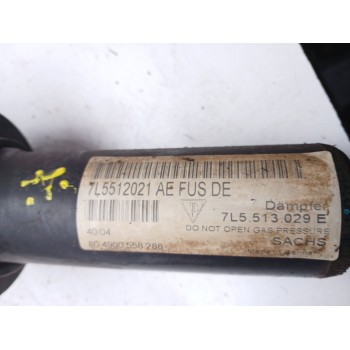 Recambio de amortiguador trasero izquierdo para porsche cayenne (9pa) 3.2 referencia OEM IAM 7l5513029e  