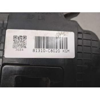 Recambio de cerradura puerta delantera izquierda para hyundai i20 basis blue referencia OEM IAM 81310C8020 6 PINES 