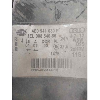 Recambio de faro derecho para audi a8 (4e2) 3.0 tdi quattro referencia OEM IAM 4E0941030P XENON PARA PULIR