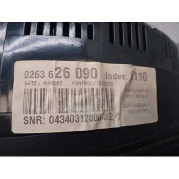 Recambio de cuadro instrumentos para audi a4 avant (8e) 2.0 tdi referencia OEM IAM 0263626090 0263626090 