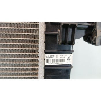 Recambio de radiador agua para mg zs suv (azs1) 1.5 vti referencia OEM IAM 12314775  