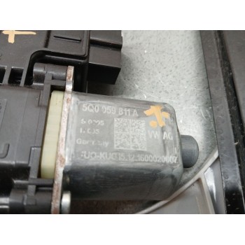 Recambio de elevalunas trasero izquierdo para skoda superb (3v3) 2.0 tdi referencia OEM IAM 5q0959811a 5 pines 