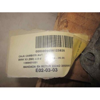Recambio de caja cambios para bmw x3 (e83) 2.0 16v diesel cat referencia OEM IAM 1069401031 SIN TRANSFER 