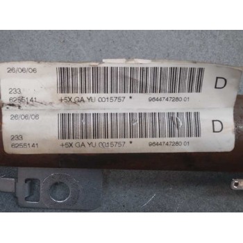 Recambio de airbag cortina delantero derecho para citroën c6 básico referencia OEM IAM 9644747280  