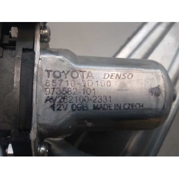 Recambio de elevalunas trasero izquierdo para toyota yaris hybrid active referencia OEM IAM 857100D100 6 PINES 