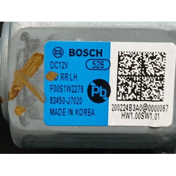 Recambio de elevalunas trasero izquierdo para kia ceed gt line referencia OEM IAM 83470j7010 83450j7020 6 cables