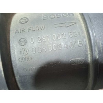 Recambio de caudalimetro para volkswagen jetta (1k2) 1.9 tdi referencia OEM IAM 038906461B 0281002531 5 PINS