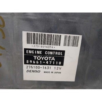 Recambio de centralita motor uce para toyota prius (nhw20) basis referencia OEM IAM 8966147110 2751001631 