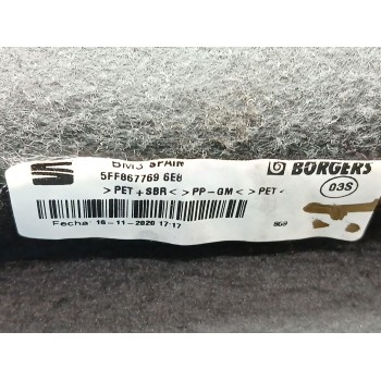 Recambio de bandeja trasera para cupra formentor (km7, kmp) 1.5 tsi referencia OEM IAM 5FF867769A6E8  