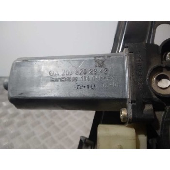 Recambio de elevalunas trasero izquierdo para mercedes-benz clase c (w203) berlina 2.2 cdi cat referencia OEM IAM A2038202942  