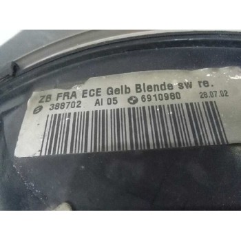 Recambio de piloto delantero derecho para bmw serie 3 berlina (e46) 320d referencia OEM IAM 6910980 AMBAR 