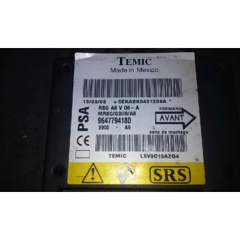 Recambio de centralita airbag para citroën c3 1.4 hdi exclusive referencia OEM IAM 9647794180 9647794180 