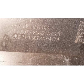 Recambio de paragolpes trasero para seat leon (5f1) style referencia OEM IAM 5F0807421421A/G/F BLANCO 5F0807417/417A