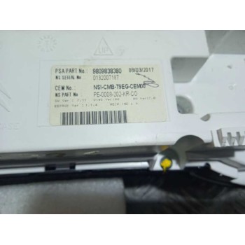 Recambio de cuadro instrumentos para peugeot 308 access referencia OEM IAM 9809838380 9809838380 