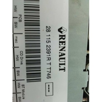 Recambio de sistema audio / radio cd para renault twingo dynamique referencia OEM IAM 281152391R  