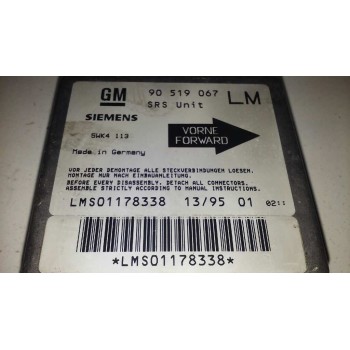Recambio de centralita airbag para opel astra f berlina básico referencia OEM IAM 90519067LM 90519067LM 