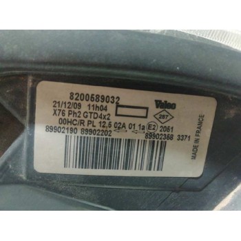 Recambio de faro izquierdo para renault kangoo (f/kc0) 1.5 dci diesel referencia OEM IAM 8200589032 MONOPTICA 2ª