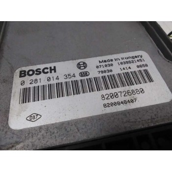 Recambio de centralita motor uce para renault laguna iii dynamique referencia OEM IAM 8200726880 0281014354 