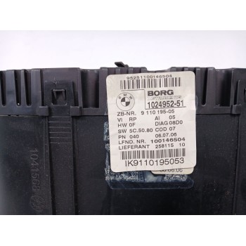 Recambio de cuadro instrumentos para bmw 1 (e87) 118 d referencia OEM IAM 1K9110195053 102495251 