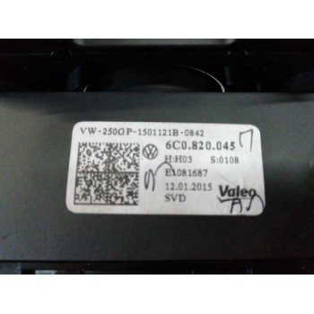 Recambio de mando calefaccion / aire acondicionado para volkswagen polo (6c1) edition bluemotion referencia OEM IAM 6C0820045 6C