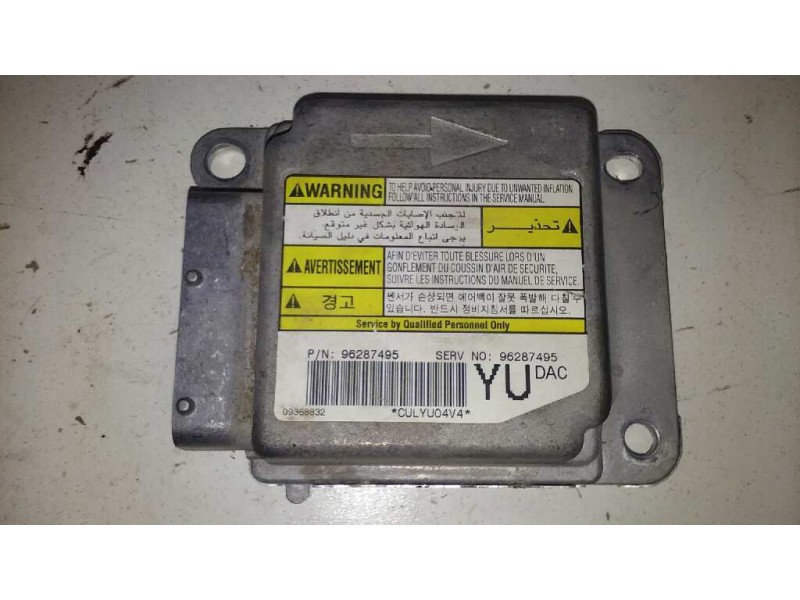 Recambio de centralita airbag para daewoo tacuma sx referencia OEM IAM 96287495 96287495 