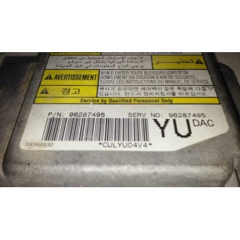 Recambio de centralita airbag para daewoo tacuma sx referencia OEM IAM 96287495 96287495 
