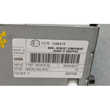 Recambio de sistema audio / radio cd para ford tourneo courier b460 monospace 1.0 ecoboost referencia OEM IAM f1bt18c815gl  