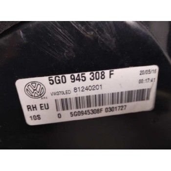 Recambio de piloto trasero derecho interior para volkswagen golf vii lim. advance bluemotion tech. referencia OEM IAM 5G0945308F