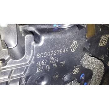 Recambio de cerradura puerta delantera derecha para renault captur luxe referencia OEM IAM 805022764R  3 PINS