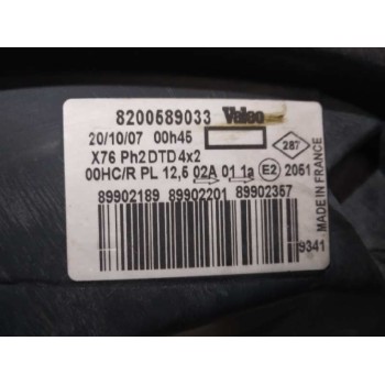 Recambio de faro derecho para renault kangoo (f/kc0) 1.5 dci diesel referencia OEM IAM 8200689033 2ºSERIE 