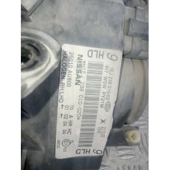 Recambio de faro derecho para nissan primera berlina (p12) acenta referencia OEM IAM 26010AU800 H7W5WPY21W 1EJ23801002
