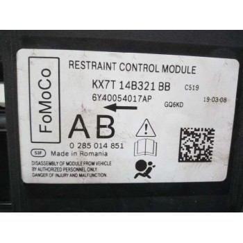 Recambio de kit airbag para ford focus st-line referencia OEM IAM KX7T14B321BB SALPICADERO CUARTEADO SOPORTE ROTO