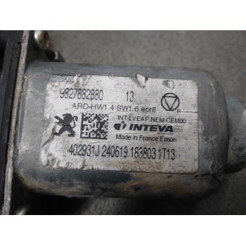 Recambio de elevalunas trasero derecho para peugeot 508 allure referencia OEM IAM 9827880680 8 PINES 9827882880