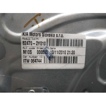 Recambio de elevalunas delantero izquierdo para hyundai ix35 1.7 crdi cat referencia OEM IAM 824702Y010 402389C 6 PINES