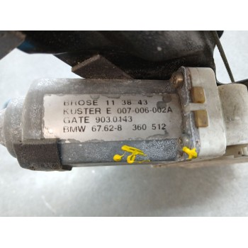 Recambio de elevalunas trasero izquierdo para bmw 5 (e39) 520 i referencia OEM IAM 67628360512 2 cables 