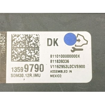 Recambio de kit airbag para opel mokka / mokka x (j13) 1.4 4x4 (_76) referencia OEM IAM 13473808  