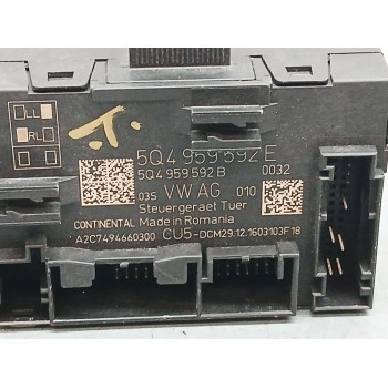 Recambio de modulo electronico para skoda superb (3v3) 2.0 tdi referencia OEM IAM 5q4959592e delantero derecho 