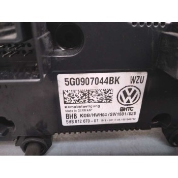 Recambio de mando climatizador para volkswagen golf vii lim. advance bluemotion tech. referencia OEM IAM 5G0907044BK  