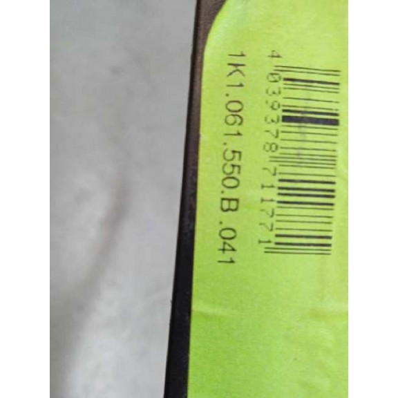 Recambio de alfombras para volkswagen scirocco (137) referencia OEM IAM 1K1061550B041 DELANTERAS Y TRASERAS DE GOMA