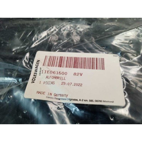 Recambio de alfombras para volkswagen id.3 (e11) referencia OEM IAM 11E061500 DELANTERA Y TRASERA DE GOMA