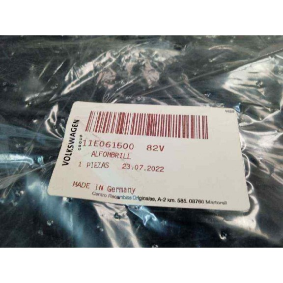 Recambio de alfombras para volkswagen id.3 (e11) referencia OEM IAM 11E05150082V DELANTERA Y TRASERA DE GOMA