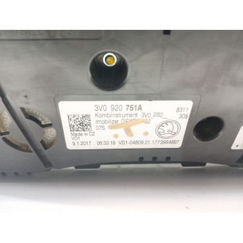 Recambio de cuadro instrumentos para skoda superb (3v3) 2.0 tdi referencia OEM IAM 3V0920751A  