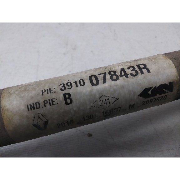 Recambio de transmision delantera derecha para renault megane iii coupe limited referencia OEM IAM 391007843R  
