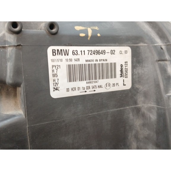 Recambio de faro izquierdo para bmw serie 1 berlina (e81/e87) 116d referencia OEM IAM 6311724964902  