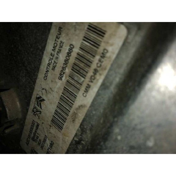 Recambio de centralita motor uce para citroën c4 picasso feel referencia OEM IAM 9826380880 A2C1619530001 CONTINENTAL