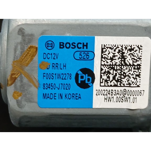 Recambio de elevalunas trasero izquierdo para kia ceed gt line referencia OEM IAM 83470j7010 83450j7020 6 cables